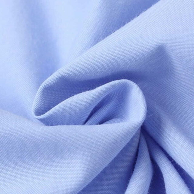 Slim Fit Sky Blue Dress Shirt With Button Down Collar