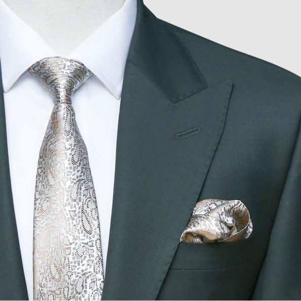 Light Green Suit For Men Lapel