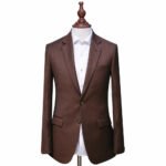 Brown Striped Blazer