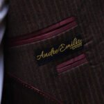 Brown Striped Blazer