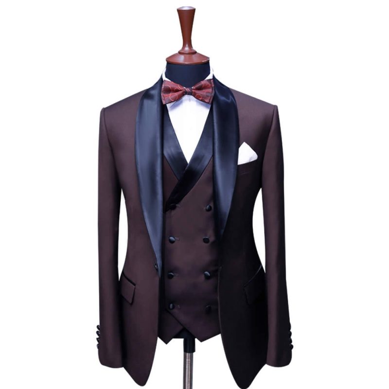 Burgundy Prom Tuxedo