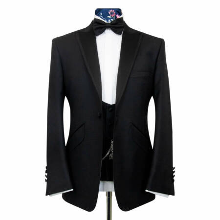 Black Tuxedo With Bow Tie