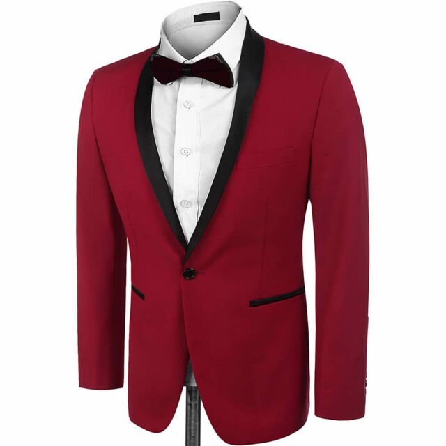 Buy Custom Red Dinner Jacket - Andre Emilio Free Shipping