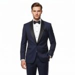 Andre Emilio Blue Tuxedo Jacket For Men