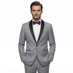 Andre Emilio Grey Dinner Jacket For Men