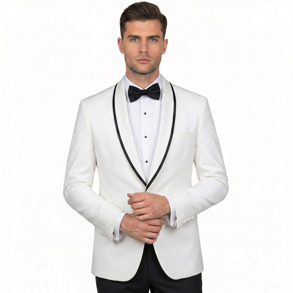 Andre Emilio James Bond White Dinner Jacket