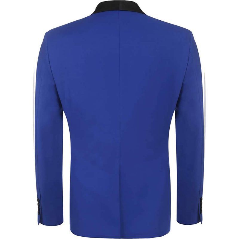 Blue Dinner Jacket Back