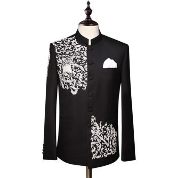 Black And Silver Luxury Suit