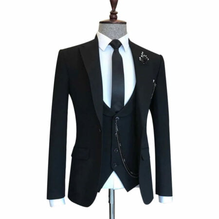 Custom Black Suit