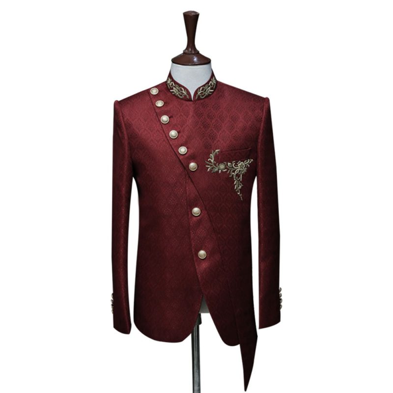Luxury Maroon Prince Suit