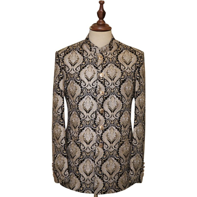 Self Textured Luxury Suit