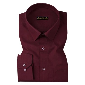 Burgundy Dress Shirt
