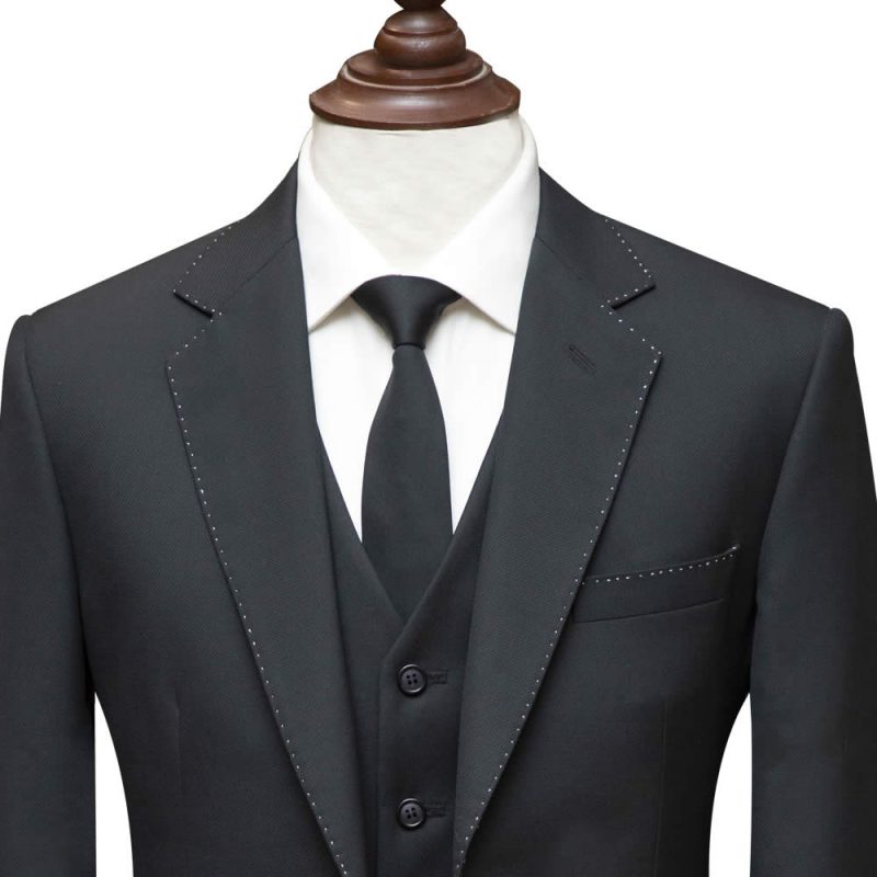 Pick Stitch Suit Close View