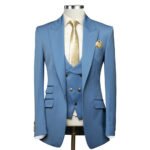 Sky Blue Prom Suit For Gentleman