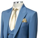 Sky Blue Prom Suit For Gentleman