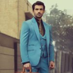 Sky Blue Prom Suit For Gentleman