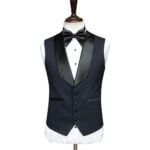 Deep Blue Tuxedo with Silk Lapel