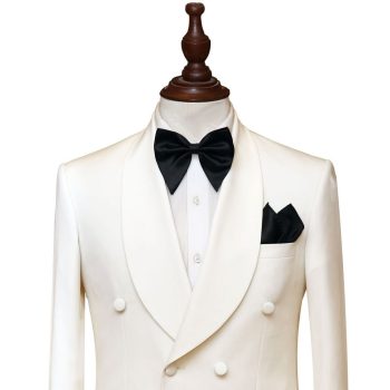 Double Breasted Ivory Dinner Jacket