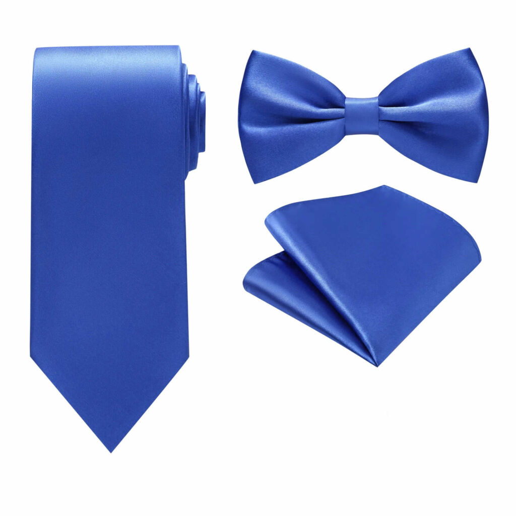 Buy Blue Men's suit Accessories Set - Free Shipping