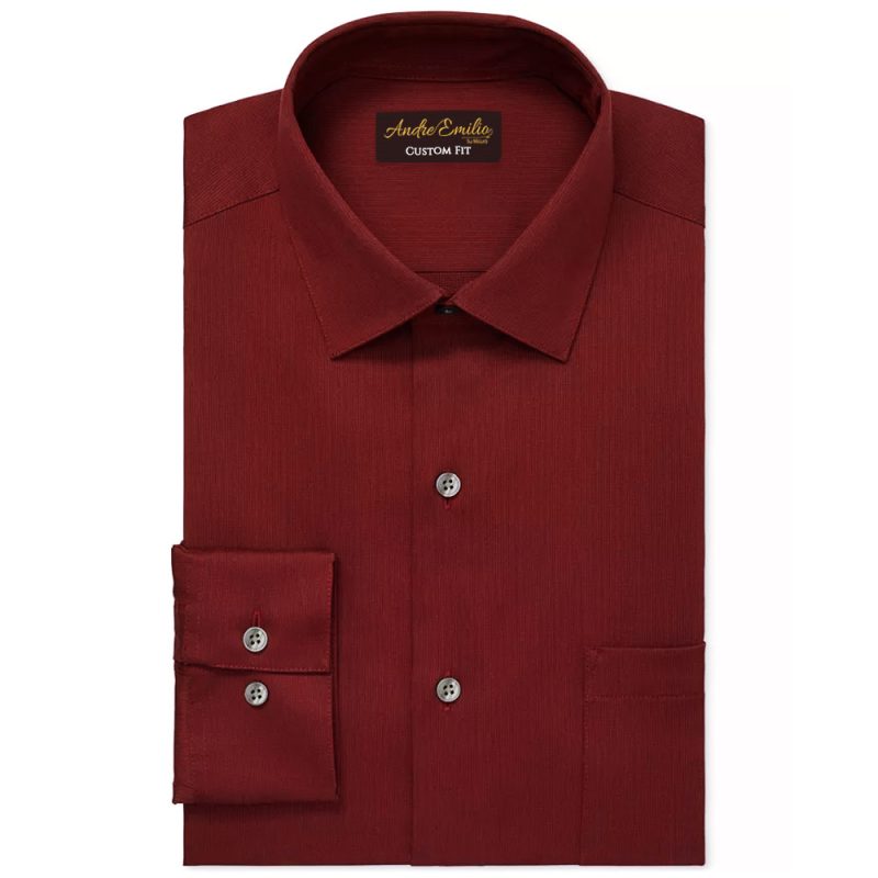 Maroon Dress Shirt
