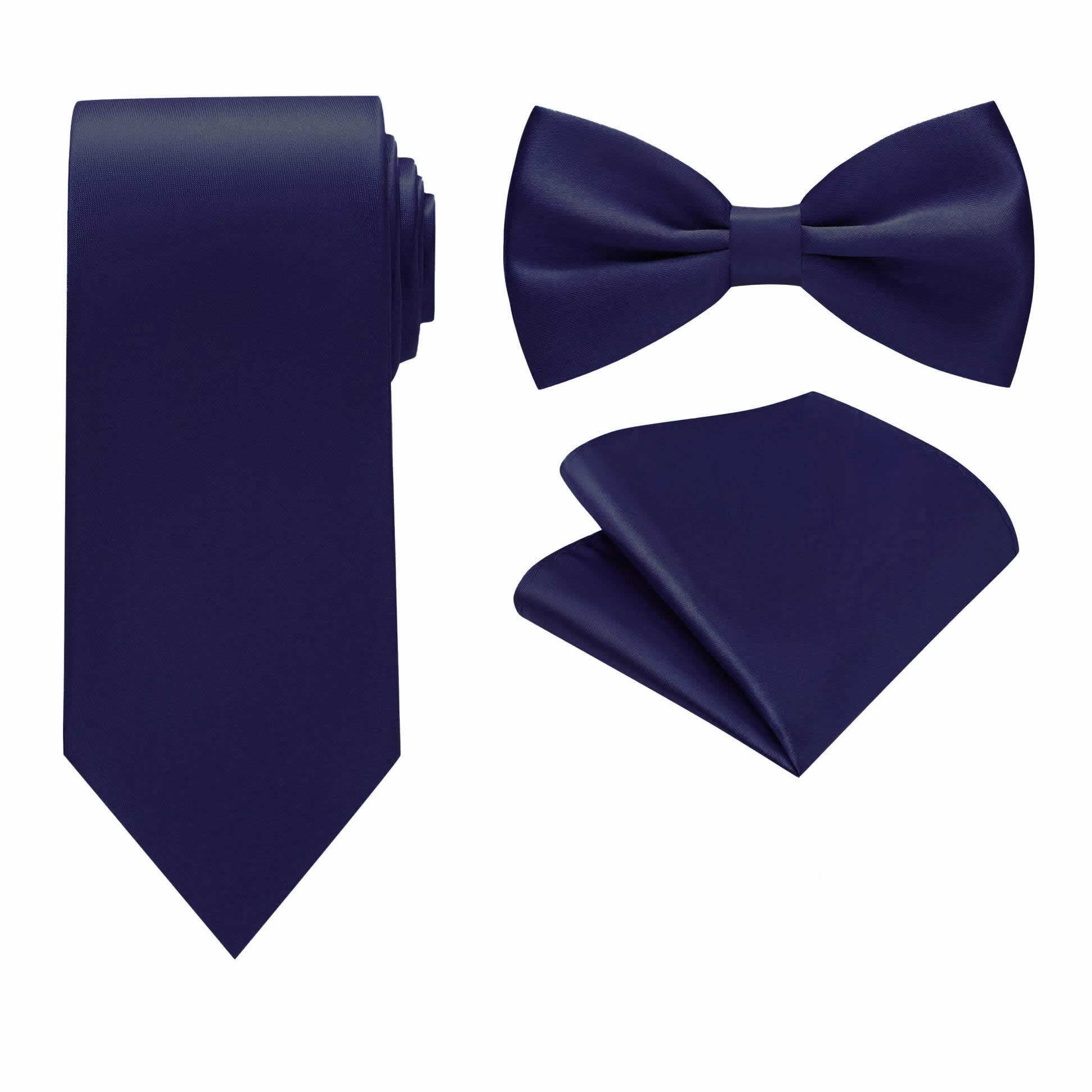 Buy Navy Blue Men's suit Accessories Set Free Shipping