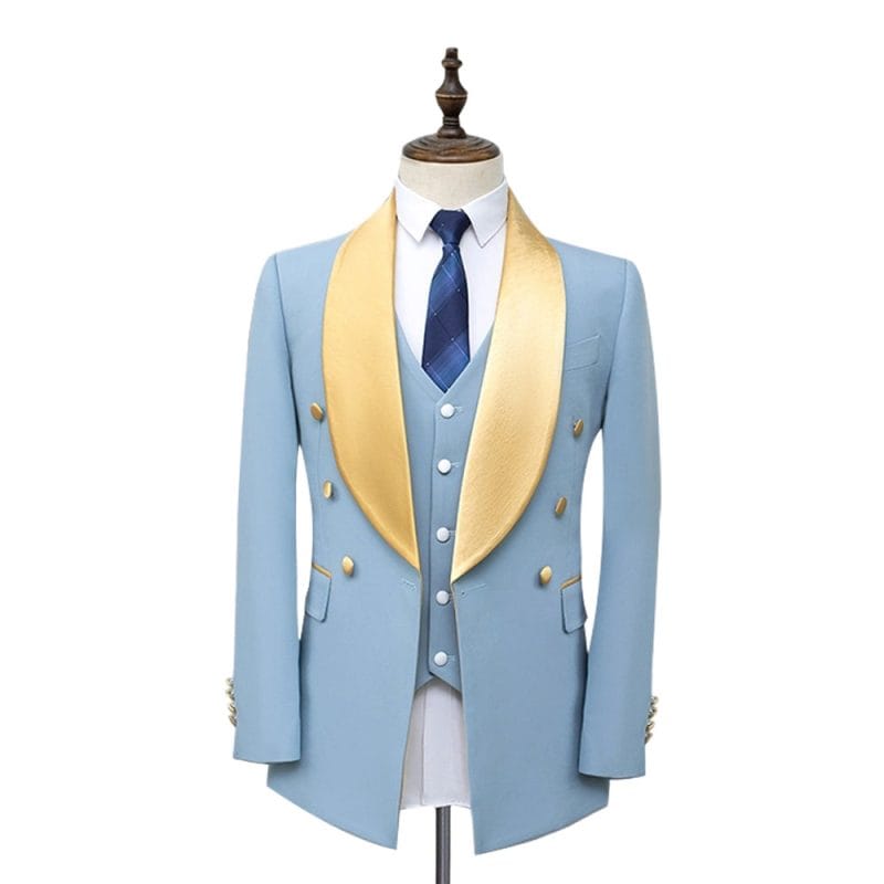 Powder Blue Tuxedo Jacket