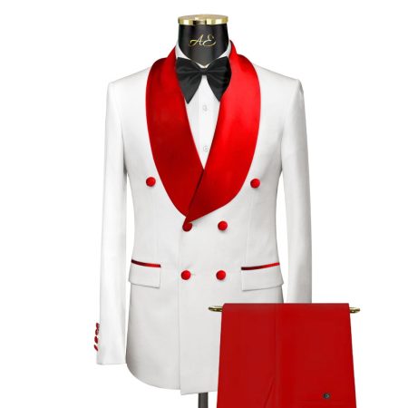 White And Red Tuxedo