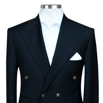 Dark Blue Double Breasted Jacket