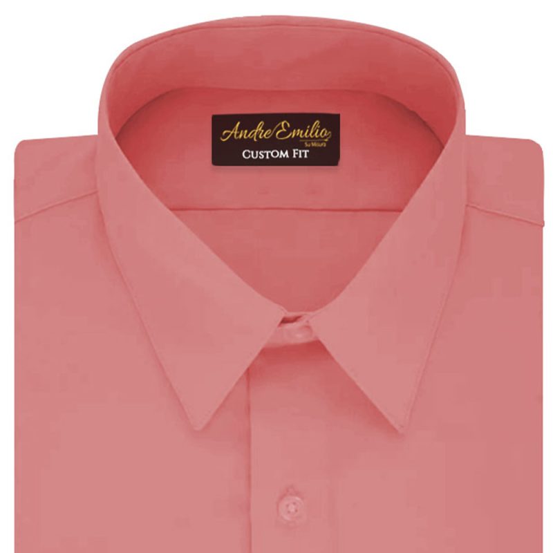 Dusty Rose Dress Shirt Collar