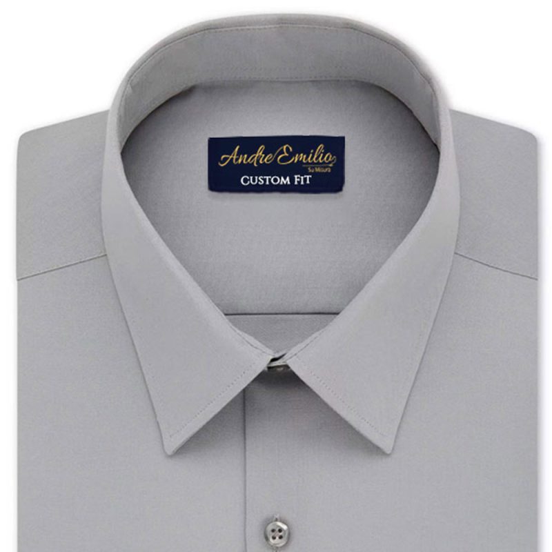 Light Grey Dress Shirt Collar