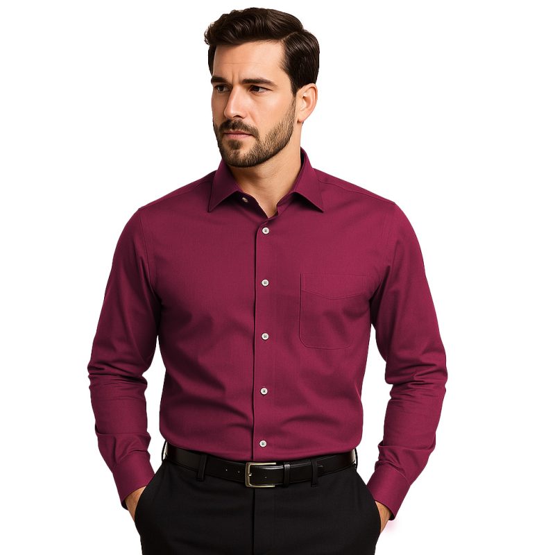maroon-color-shirt -for-men