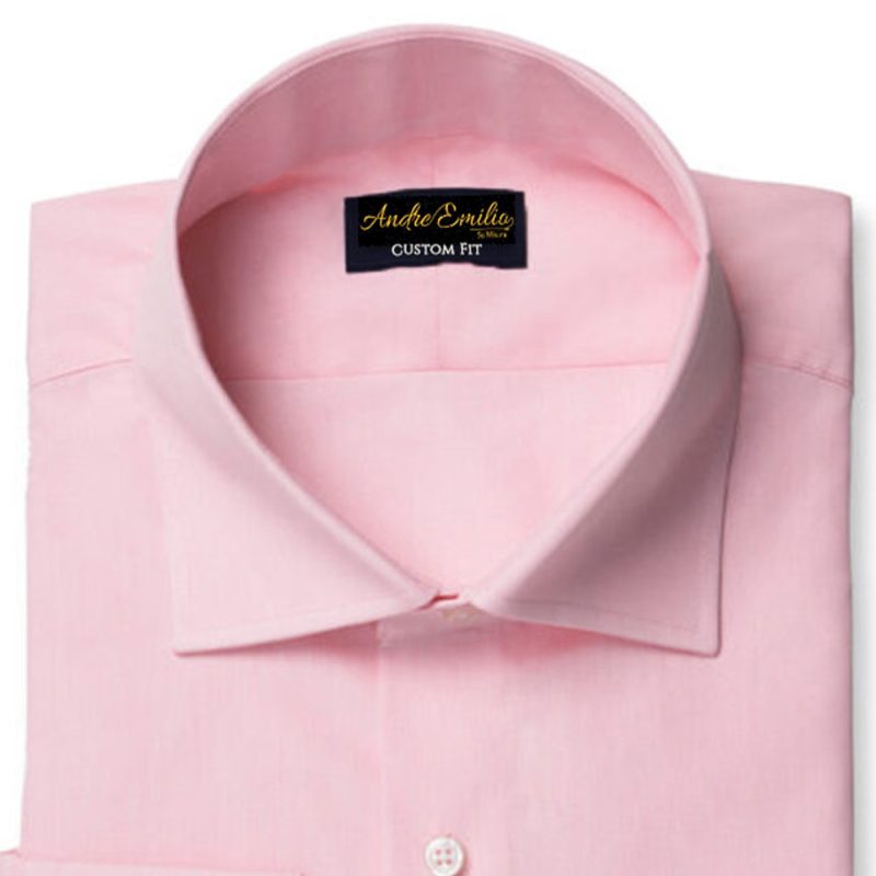 Men's Rose Pink Shirt Collar