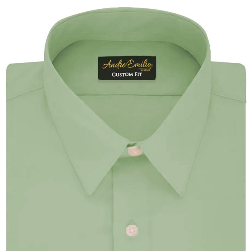 Pale Green Shirt Collar