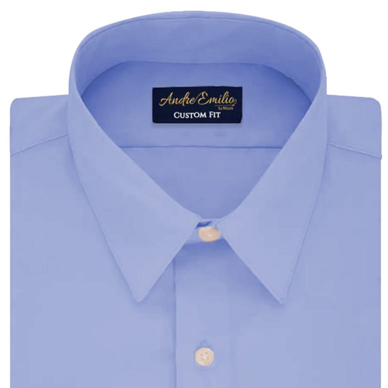 Powder Blue Dress Shirt Collar