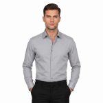 Andre Emilio Custom Light Grey Dress Shirt