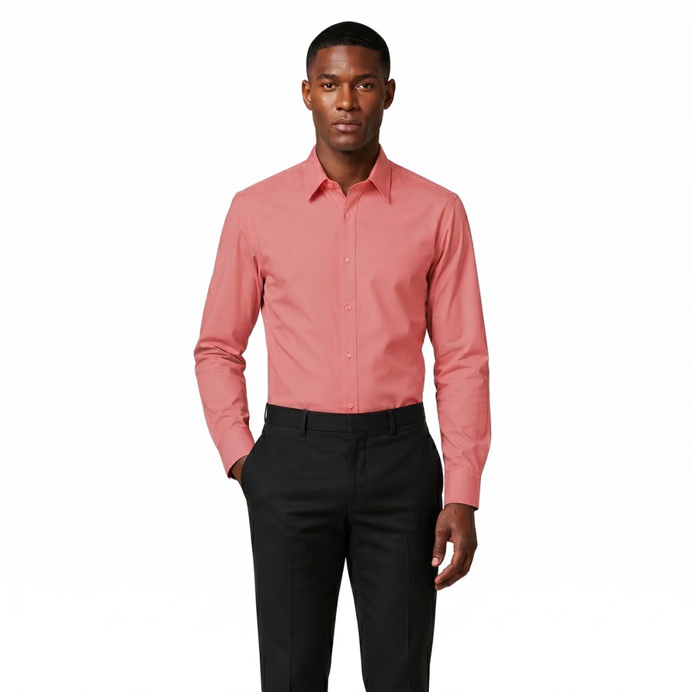 Andre Emilio Dusty Rose Dress Shirt For Men