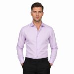 Andre Emilio Lavender Dress Shirt For Men