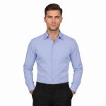 Andre Emilio Powder Blue Dress Shirt For Men
