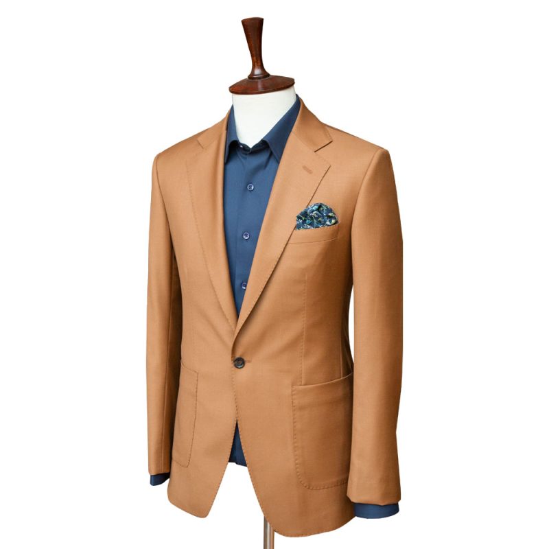 Rust Brown Blazer For Summer
