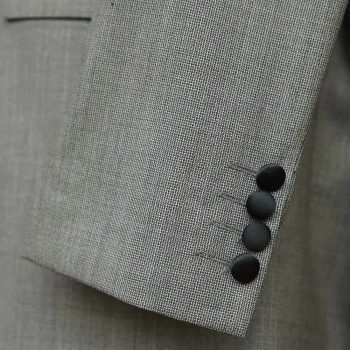 Textured Double Breasted Tuxedo Sleeve