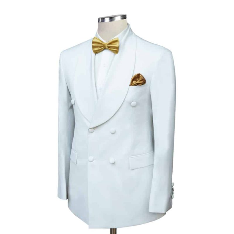 White Tuxedo Double Breasted