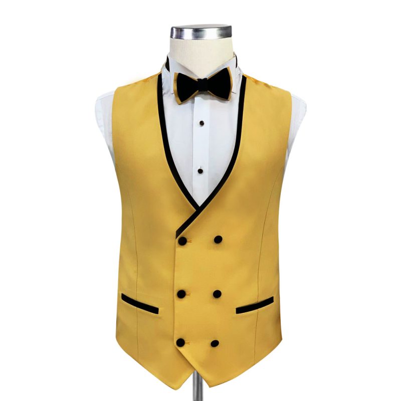 Yellow Tuxedo Vest