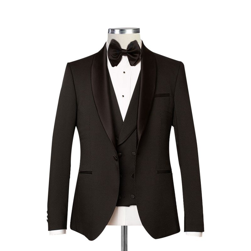 Birdseye Tuxedo Suit