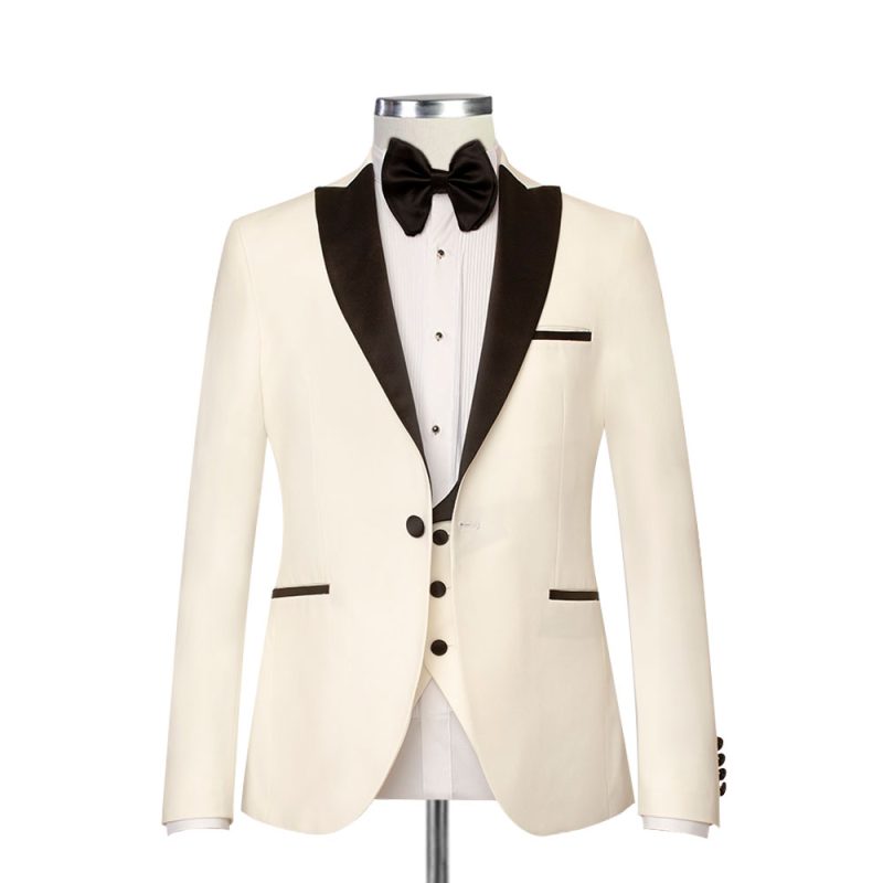 White Peak Lapel Tuxedo
