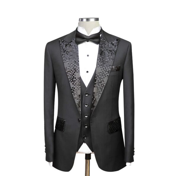 Buy Black Tuxedo Suits With Discount and Free Shipping