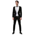 black tux white lapel