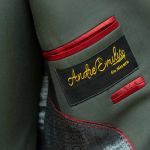 Pick Stitch Green Suit