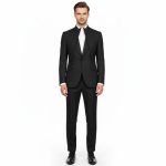 Custom Black Designer Tuxedo For Men