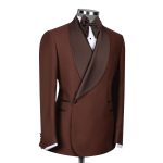 Chocolate Brown Tuxedo For Men