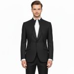 Custom Black Designer Tuxedo For Men
